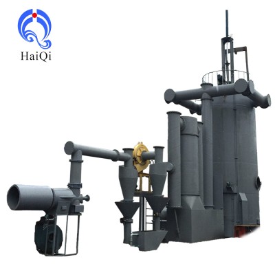 No pollution Fixed bed down draft gasifier small wood