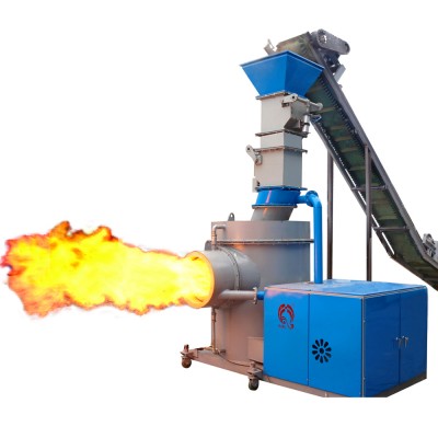 CE 70% Energy Saving PLC pellet dryer biomass burner